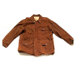 Ralph Lauren Reversible Suade/Leather Jacket.